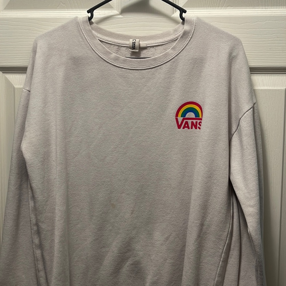 Vans rainbow crewneck